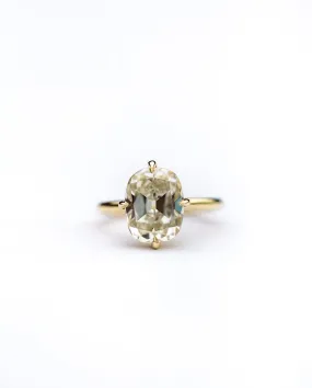 4.55CT Old Mine Elongated Cushion Colorless Moissanite Vintage Engagement Ring
