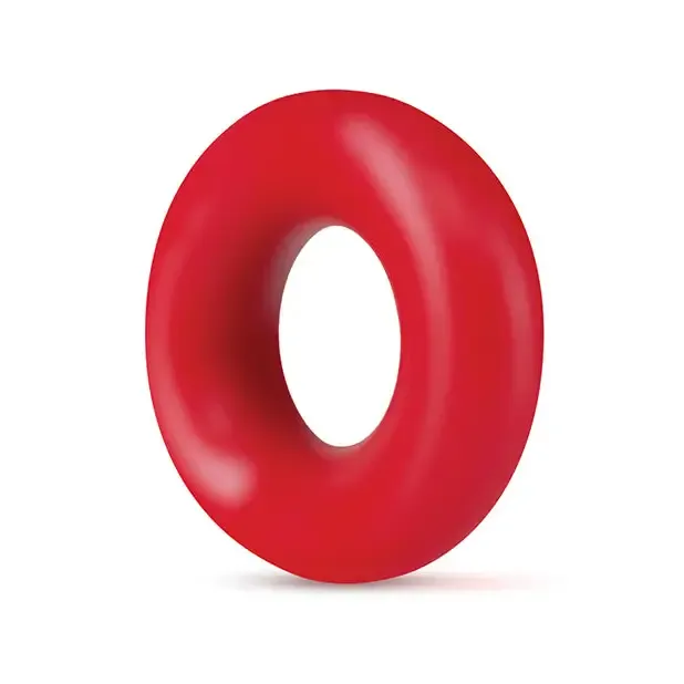 Blush Stay Hard Donut Rings Cockring 2-Pack Red