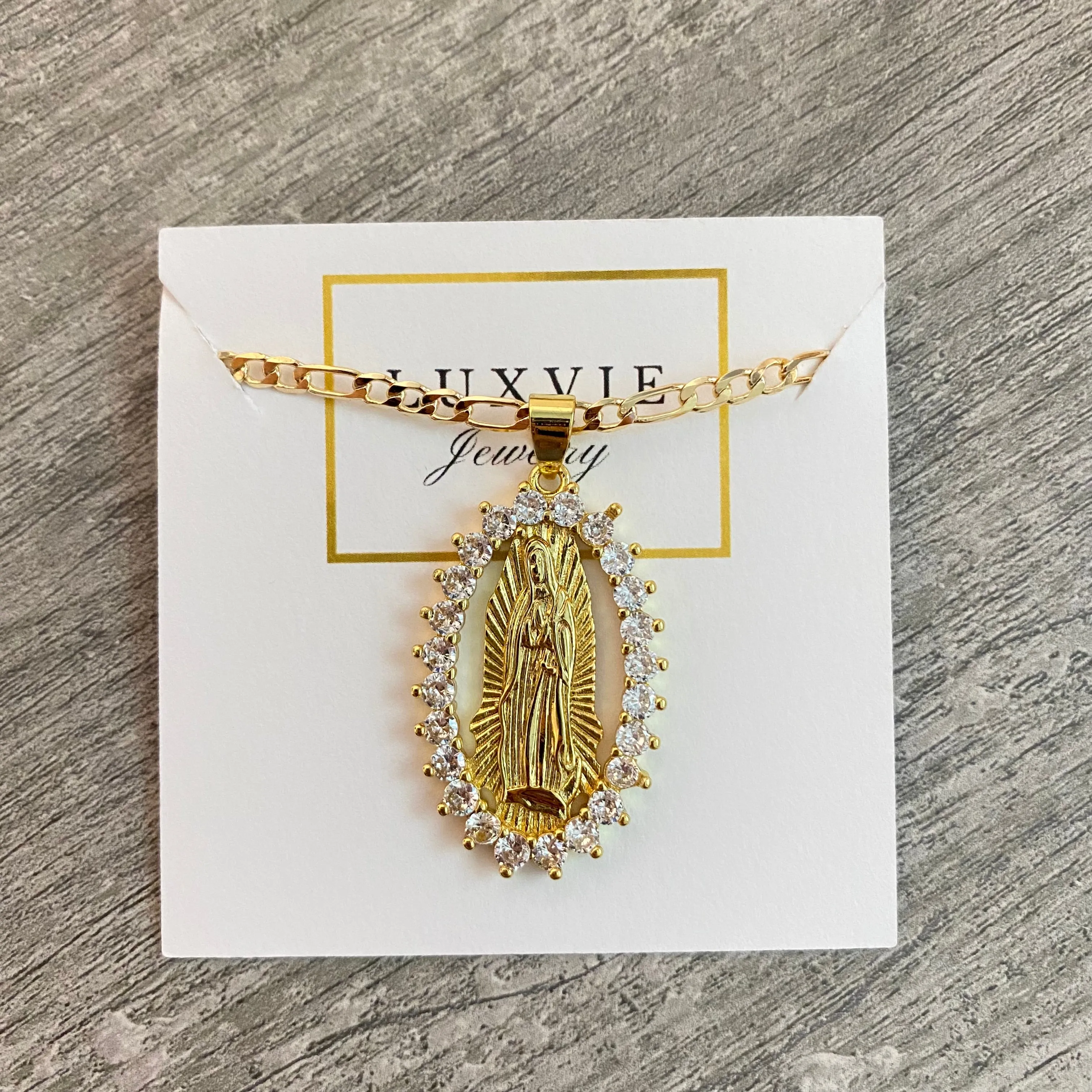 Oval Virgencita Necklace 010